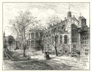 Szent György-kápolna, Windsor (metszet) alkotó: English School