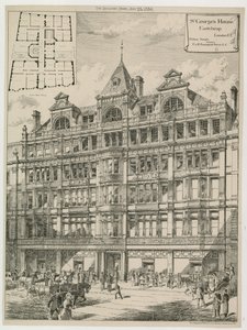 St Georges House, Eastcheap, London alkotó: English School
