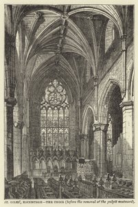 St Giles, Edinburgh, A kórus alkotó: English School