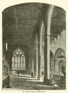 Szent Ilona templom, Bishopsgate (metszet) alkotó: English School