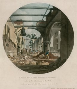 Szent Jakab templom, Clerkenwell, miközben lerombolták alkotó: English School