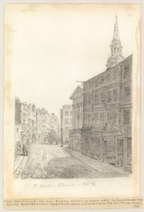 A Szent Márton-templom 1825-ben alkotó: English School
