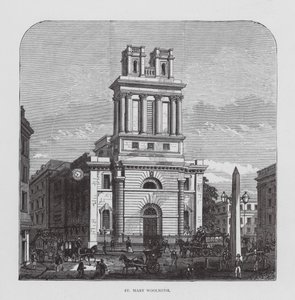 St Mary Woolnoth (litográfia) alkotó: English School