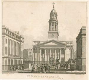 St Marylebone templom, London alkotó: English School