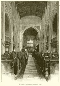 St. Marys, Cambridge, keletre néz alkotó: English School