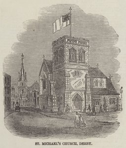Szent Mihály-templom, Derby (metszet) alkotó: English School