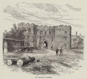 Szent Osyth perjelség (metszet) alkotó: English School