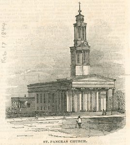 St Pancras templom, London alkotó: English School