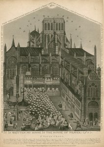 St Pauls Cross, London, ahogyan 1620. március 26-án megjelent alkotó: English School