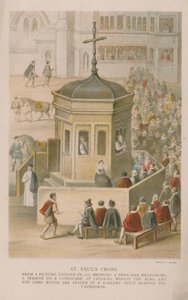 Szent Pál keresztje egy 1616-ban festett képről alkotó: English School
