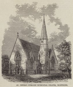 Szent Péter angol püspöki kápolna, Montrose (metszet) alkotó: English School