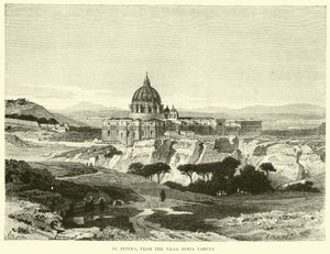 St Peters, a Villa Doria Pamfili épületéből alkotó: English School