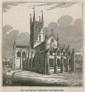 St Saviors Church, Southwark, Surrey alkotó: English School