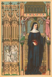 Szent Scholastika alkotó: English School