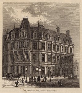 St Stephens Club, Thames Embankment alkotó: English School