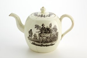 Staffordshire Wedgwood teáskanna, 1775-85 körül (krémedény) alkotó: English School