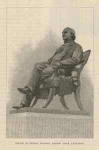 George Peabody szobra alkotó: English School