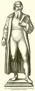 Gutenberg János szobra alkotó: English School