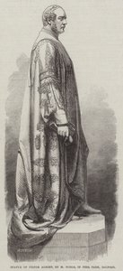 Albert herceg szobra, M Noble, Peel Park, Salford (metszet) alkotó: English School