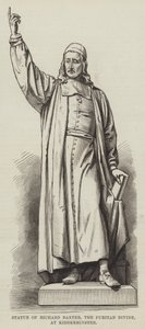 Richard Baxter, a puritán isteni szobor Kidderminsterben (metszet) alkotó: English School