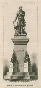 Sir James Outram szobra alkotó: English School