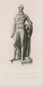 William Pitt szobra alkotó: English School