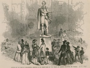 Wellington hercegének szobra, amelyet a londoni Tower udvarán állítottak fel alkotó: English School