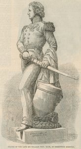 Néhai Sir William Peel szobra alkotó: English School
