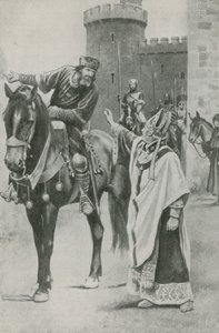 Stephen Langton figyelmezteti János királyt alkotó: English School