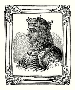 István 1104-ben született, 1135-ben koronázták meg és 1154-ben halt meg (metszet) alkotó: English School
