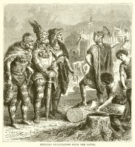 Stilicho tárgyal a gótokkal alkotó: English School