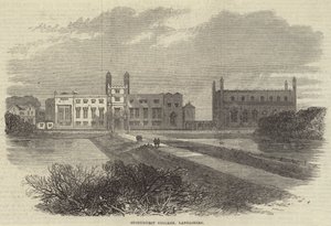 Stonyhurst College, Lancashire (metszet) alkotó: English School