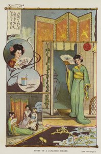 Egy japán képernyő története (színes litó) alkotó: English School
