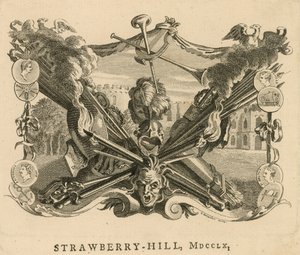 Strawberry Hill, London, 1760 alkotó: English School