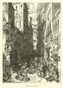 Utca Nápolyban alkotó: English School