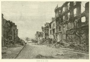 Street in St Cloud, 1870. november alkotó: English School