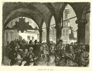 Straßenleben in Pisa von English School