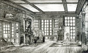 Stúdió James Tissot Esquire számára, Grove End Road, 1874 (litho) (bw fotó) alkotó: English School