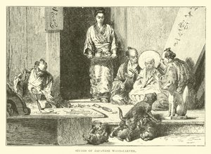 Japán fafaragó stúdió alkotó: English School