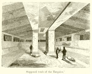A Tarquinok feltételezett sírja alkotó: English School