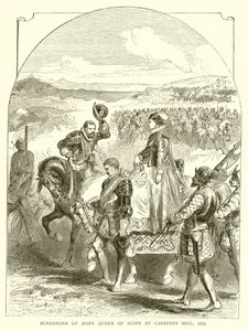 Mária skót királynő megadása Carberry Hillben, 1567 alkotó: English School