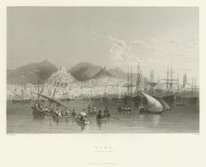 Syra, egy görög sziget, 1837 alkotó: English School