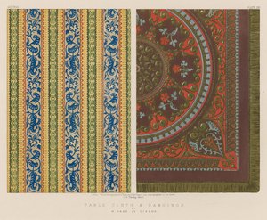 Asztalterítő és függönyök, M. Hass, Bécs alkotó: English School