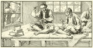 Szabók – 18. század vége (tinta papíron) alkotó: English School
