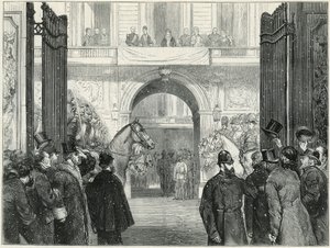 Búcsút vesz a lakosságtól alkotó: English School