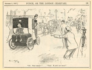 Taxi - elektromos, 1897 alkotó: English School