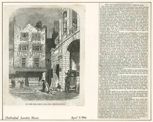 Temple Bar, London. Old Bulk Shop, Old Fish Shop alkotó: English School