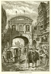 Temple Bar 1700-ban alkotó: English School