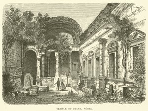 Diana temploma, Nimes (metszet) alkotó: English School