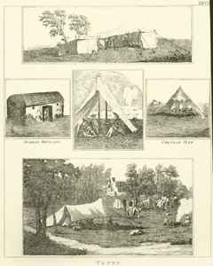 Sátrak (metszet) alkotó: English School